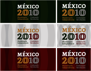 Mexico 2010 Bicentenario Revolucion Centenario Independencia