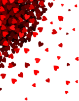 Very Small Hearts In Corner