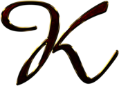 Capital Letter K Red