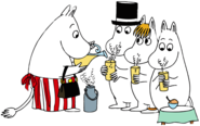 Moomin Family Drinking
