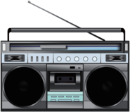 Radio 80s Illustration