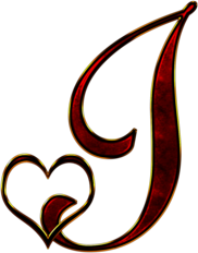 Valentine Capital Letter J