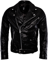 Jacket Leather Worn Out