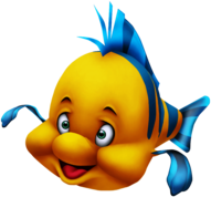 Little Mermaid Flounder Close Up