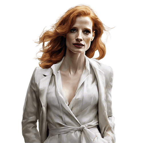 Jessica Chastain Posing