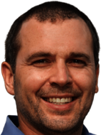 Smiling Middle Aged Man With Very Short Hair