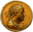 Gold Oktadrachm Coin Ptolemy IV
