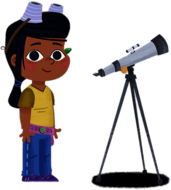 Kiva Using Telescope