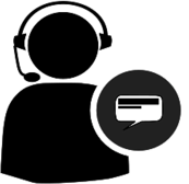 Person at Helpdesk Pictogram