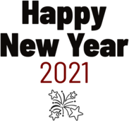 Happy New Year 2021 Super Bold FireWorks Icon