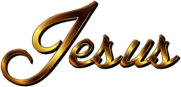 Jesus Golden Letters