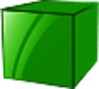 Shiny Green Cube