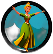 Eldest Dancing Princess (From The Twelve Dancing Princesses), Fairytale Character - Circle App Icon | Fan Art
