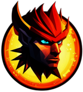 The Black Flame, Dark Horse Comics Character - Circle App Icon | Fan Art