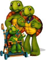 Franklin and Friends Parents With Sister Harriet