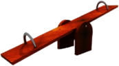 Wooden Seesaw Illustration