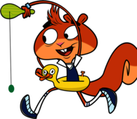 Scaredy Squirrel Playing