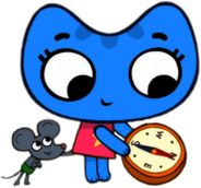 Kate Holding A Compass