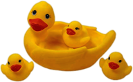 Mum With Ducklings Rubber Ducks