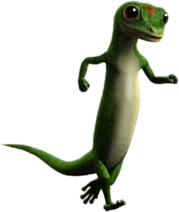 Geico Gecko Running