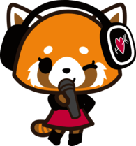 Retsuko With Microphone