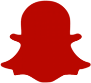 Snapchat logo Red Ghost
