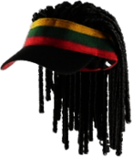 Jamaican Cap With Dreadlocks