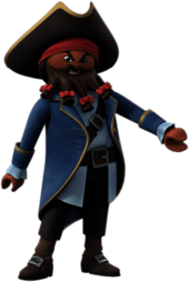 Playmobil Movie character Bloodbones the Pirate Captain