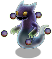 Ghazt Surrounded By Flying Balls