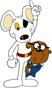 Penfold Hiding Behind Danger Mouse