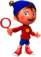 Noddy Holding A Magnifying Glass