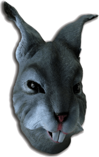 Grey Rabbit Mask