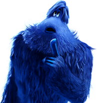 Old Yeti Holding Finger Up