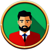 Tutoring & Courses, Minimalist App Icon - Circle Icon Bevel Border