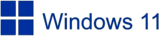 Windows 11 logo landscape