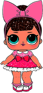 LOL Surprise Girl with Pink Bow