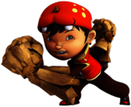 BoBoiBoy With Wooden Fists