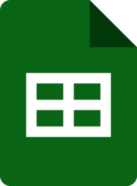Google Sheets Logo Icon