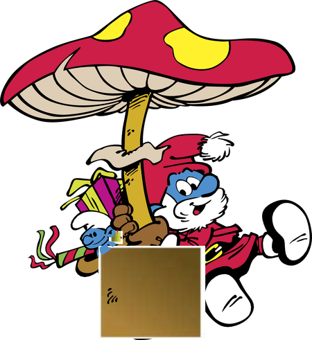 Santa Smurf