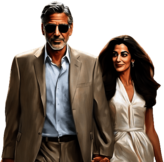 George and Amal Clooney