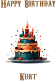 Happy Birthday Kurt, Personal Custom Message
