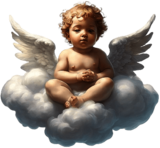 Cherub on a Cloud