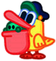 Freddy the Seb Swaddling Guzzler Moshling In Beak