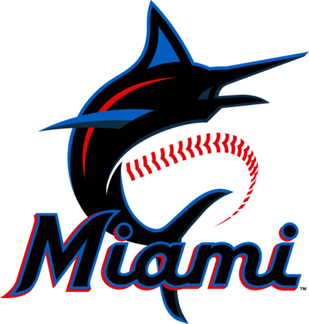 Miami Marlins Primary Logo On Light