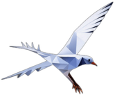 Dove In Flight, Signifying Peace And Hope With An Olive Branch., In The Style Of A Cartoon Animation Character - Full Body, Single View, No Shadow