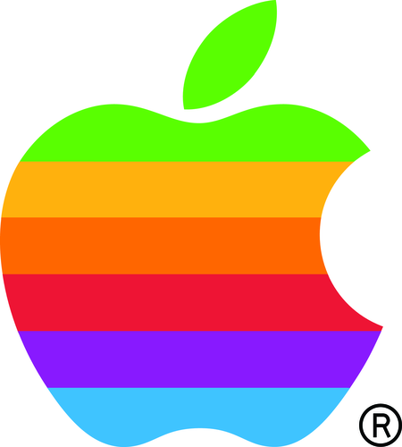 Apple Computer Rainbow