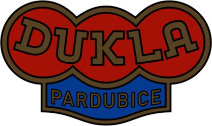 Dukla Pardubice (1950's logo)