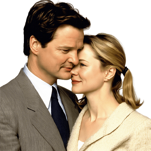 Colin Firth and Renee Zellweger in Bridget Jones's Diary