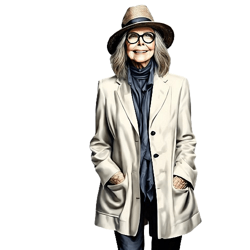 Diane Keaton Posing