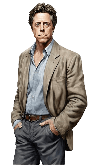 Hugh Grant Posing